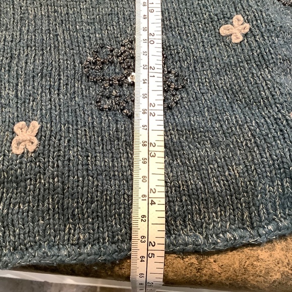 Silk knit Vest Cardigan XL - Picture 9 of 11